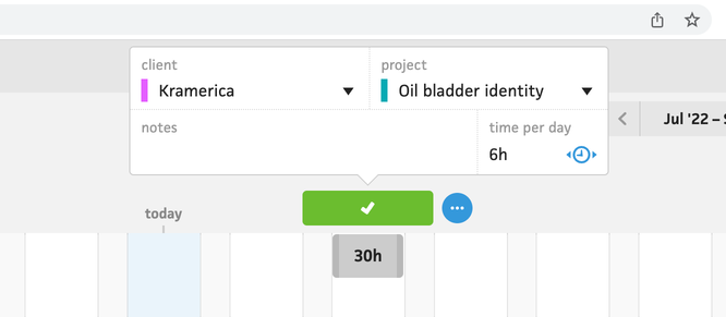 Existing inline form