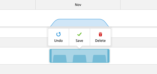 Timeline actions without hotkey labels