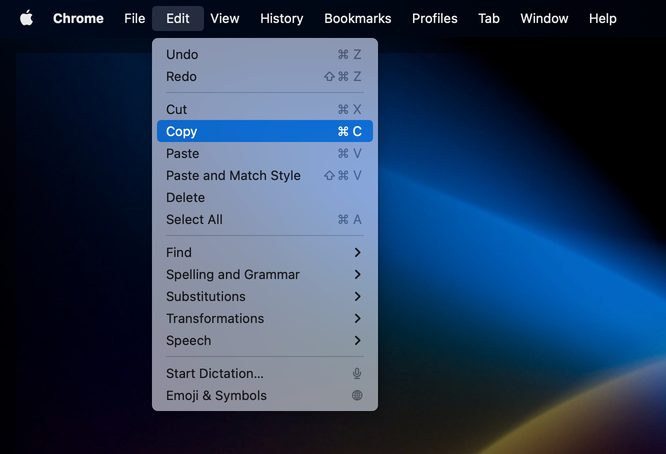 macos toolbar dropdown